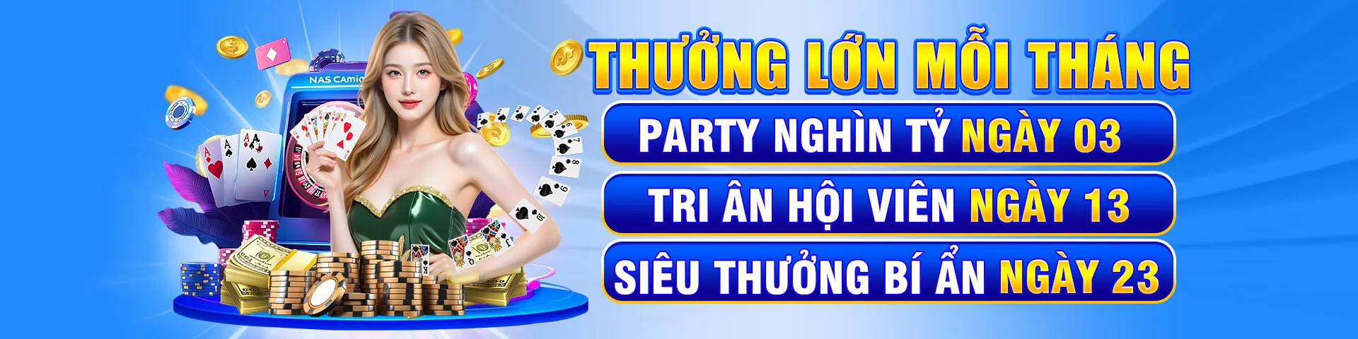 Banner khuyến mãi đăng ký tài khoản Quay Hũ